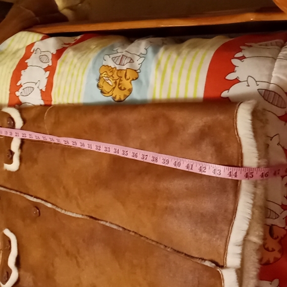 NWT,RARE,Vintage 90s,Beautiful,Penny Lane,Faux Leather & Shearling,Maxi Coat🤎🤎 - Picture 12 of 17